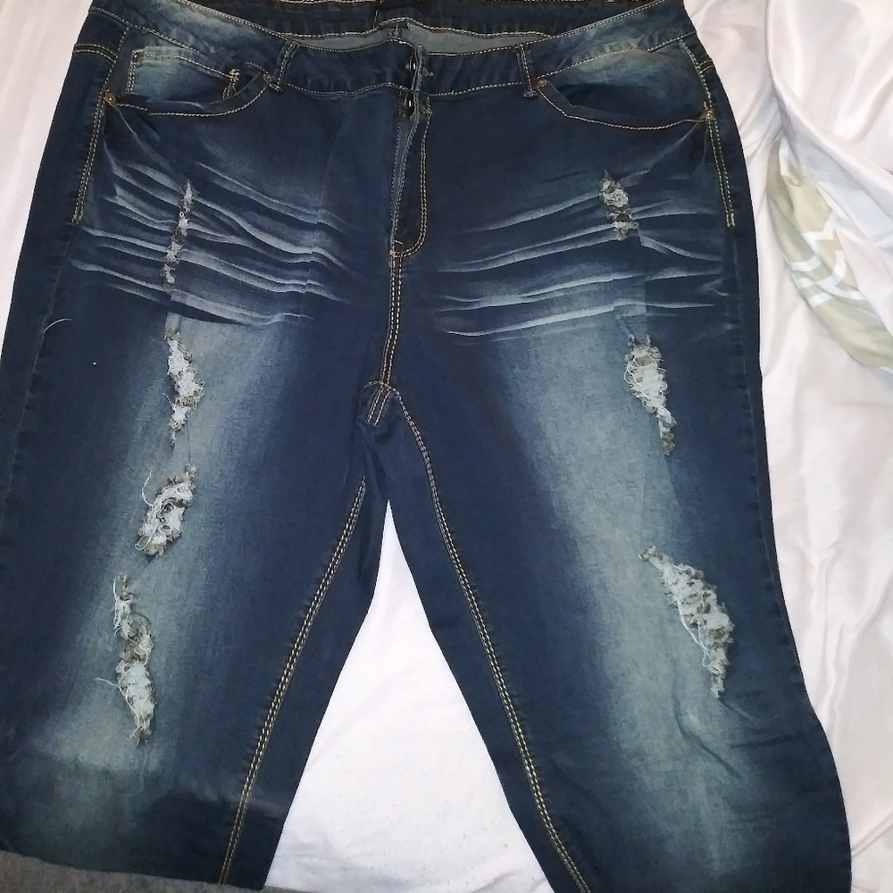 Plus size jeans from Ashley Stuart size
